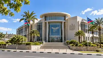 Municipal administration building in Swakopmund, Namibia