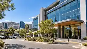 Modern office building in Windhoek, Namibia